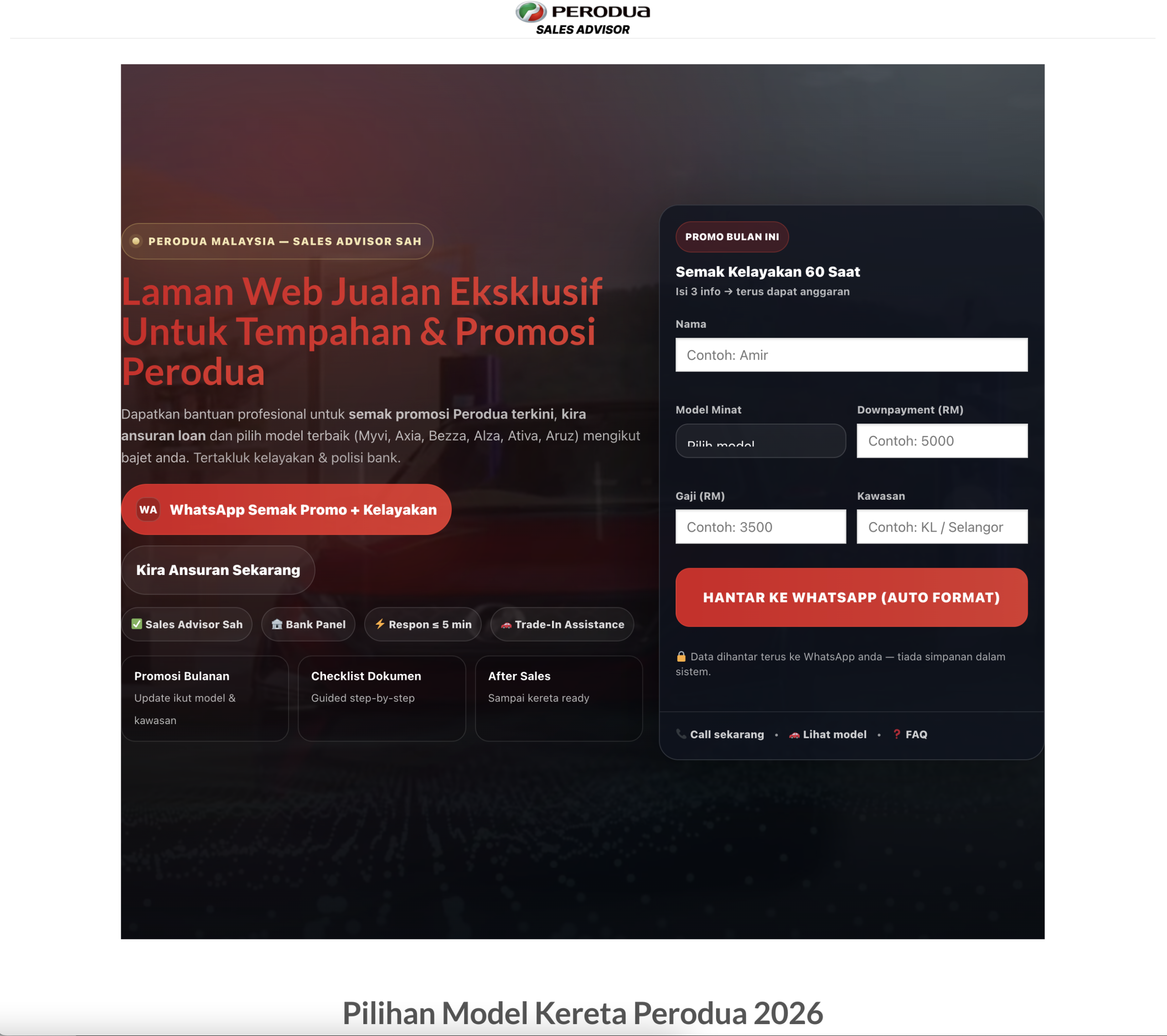 Preview Perodua Demo